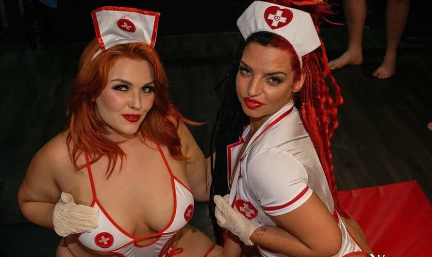 Splat Bukkake – Cheri Pi and Mandy Foxxx – Naughty Nurses + Photo Set